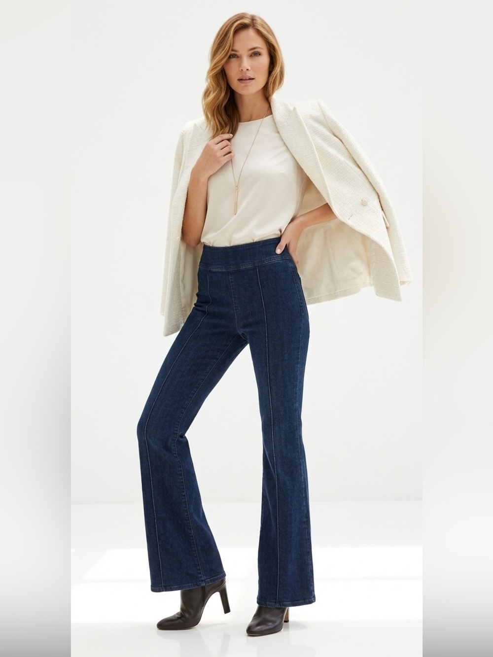 FRAME THE JET SET FLARE stretch pull-on woman’s jean